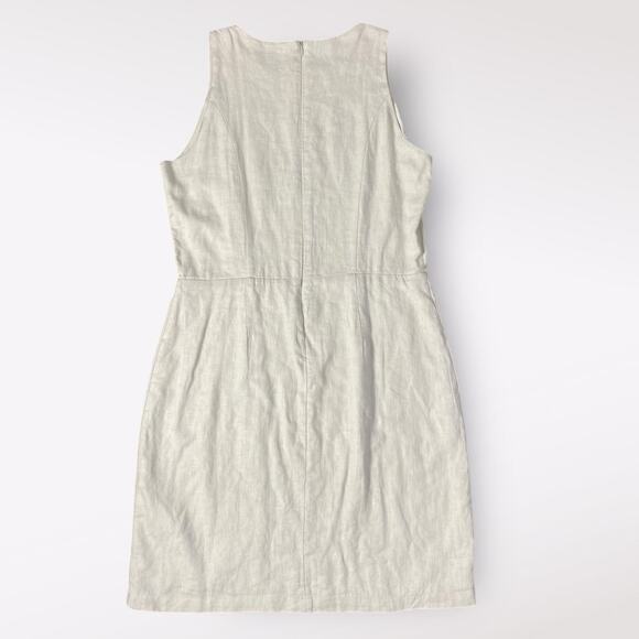 Jason Wu Palm Tree‎ Embroidery Sleeveless Mini Dress Womens Size 6 in Sand - Picture 5 of 11